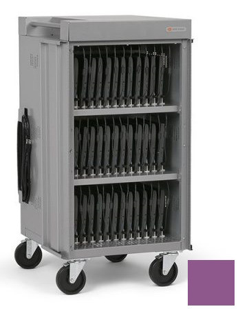 Bretford CUBE Cart Slim Classe mobile de charge et de gestion Violet - TVCS30USBCSC-ORC