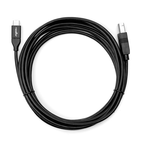 Rocstor  câble USB USB 2.0 3 m USB C USB B Noir - Y10C277-B1