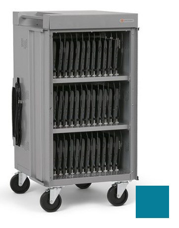 Bretford CUBE Cart Slim Classe mobile de charge et de gestion Bleu - TVCS30USBCSC-PA
