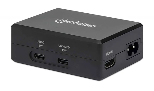 Manhattan  station d'accueil USB 3.2 Gen 1 (3.1 Gen 1) Type-C Noir - 130554