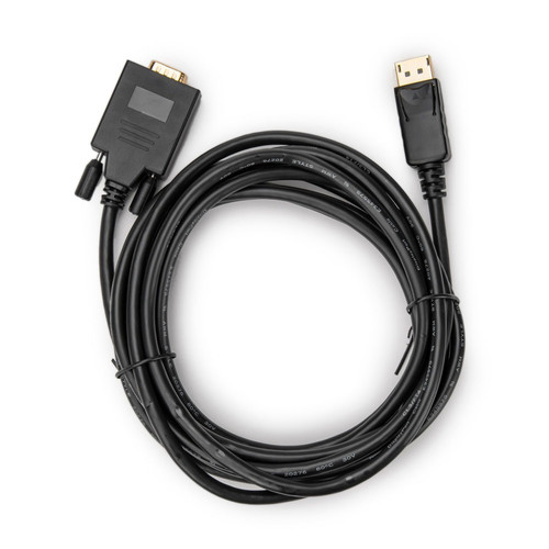 Rocstor  câble vidéo et adaptateur 3,7 m DisplayPort VGA (D-Sub) Noir - Y10C483-B1