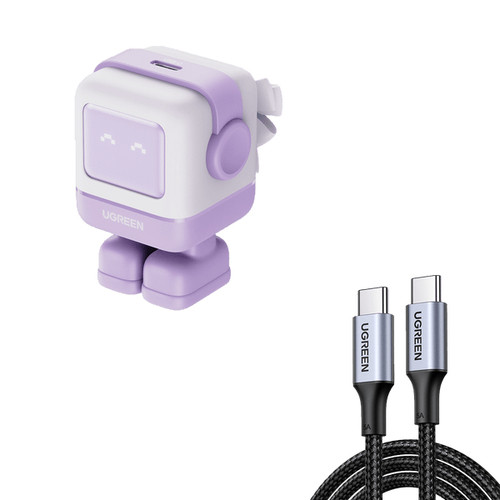 Ugreen  chargeur d'appareils mobiles Universel Violet Secteur Charge rapide Intérieure - 25036