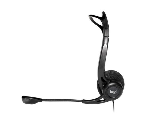 Logitech  casque Avec fil Arceau Appels/Musique USB Type-A Noir - 981-000836