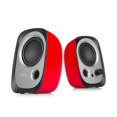 Edifier R12U Noir, Argent, Rouge Avec fil 4 W - R12U-RED