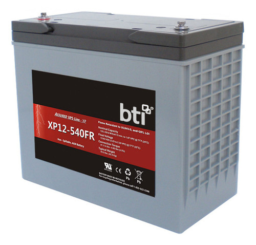 BTI XP12-540FR- Batterie de l'onduleur Sealed Lead Acid (VRLA) 12 V 143,2 Ah - XP12-540FR-BTI