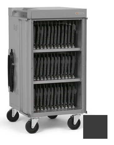 Bretford CUBE Cart Slim Classe mobile de charge et de gestion Charbon de bois - TVCS42USBCSC-CK