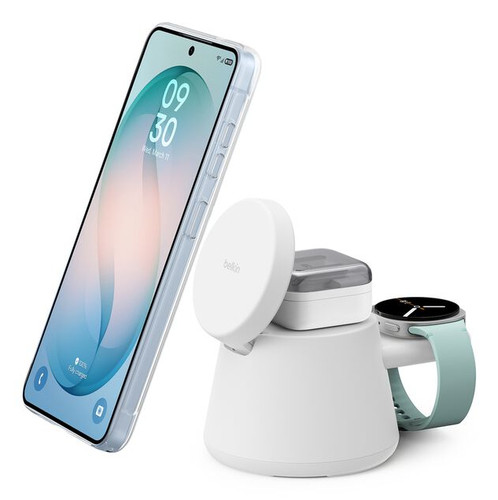 Belkin UltraCharge Smartphone, Smartwatch, Casques Blanc USB Recharge sans fil Charge rapide Intérieure - WIZ052TTWH