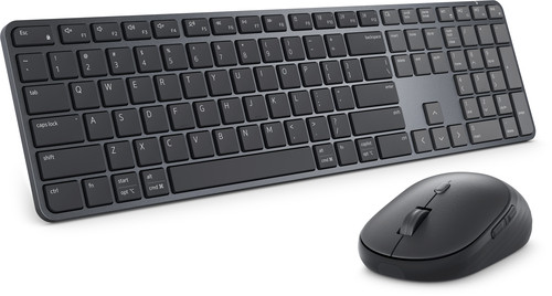 DELL Pro 7 Slim KM726 clavier Souris incluse maison/bureau RF sans fil + Bluetooth Anglais américain Noir - KM726-US-DAO