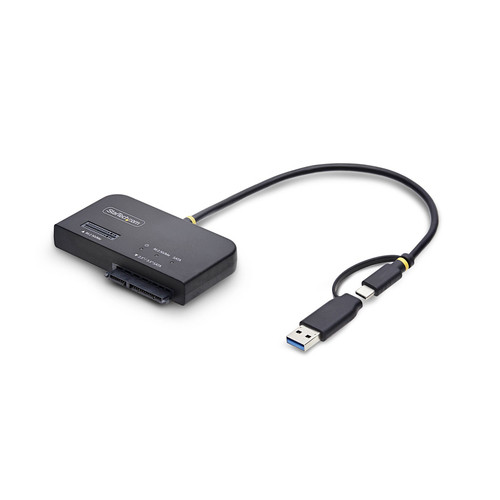 StarTech.com Adaptateur USB-C/USB-A vers M.2 NVMe et SATA 2,5"/3,5", 10 Gbps, Lecteur de Disque dur SSD Externe Sans Outil, B+M/M-Key - USB31CSAT3M2E