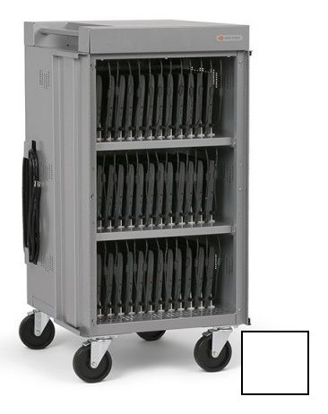 Bretford CUBE Cart Slim Classe mobile de charge et de gestion Blanc - TVCS30USBC-AW