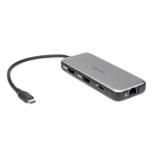 Rocstor  station d'accueil Avec fil USB 3.2 Gen 1 (3.1 Gen 1) Type-C Aluminium, Noir - Y10P030-S1