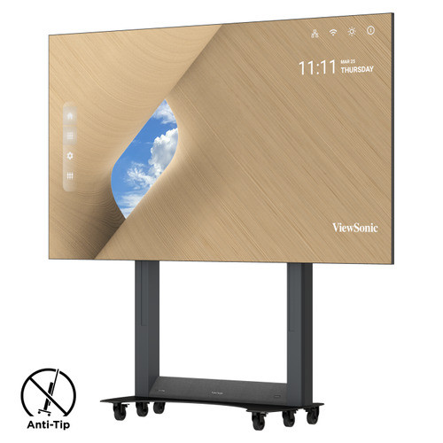 Viewsonic  Écran d'affichage dynamique Écran plat de signalisation numérique 3,45 m (136") LED 600 cd/m² Full HD Noir Intégré dans le processeur - LDS136-152