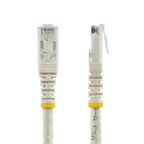 StarTech.com  câble de réseau Blanc 2,4 m Cat6 U/UTP (UTP) - C6PATCH8WH