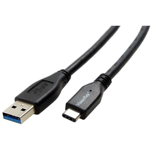VisionTek USB 3.1 1m câble USB USB 3.2 Gen 2 (3.1 Gen 2) USB C USB A Noir - 900826