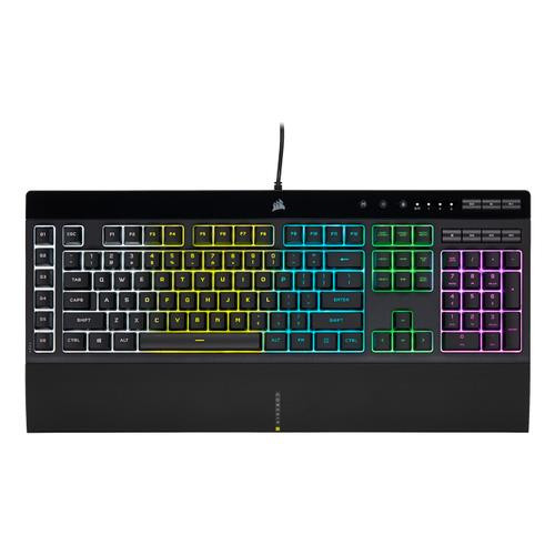 Corsair K55 RGB PRO clavier Jouer USB QWERTY Anglais américain Noir - CH-9226765-NA