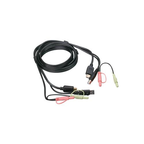 iogear  câble kvm Noir 1,829 m - G2L802U