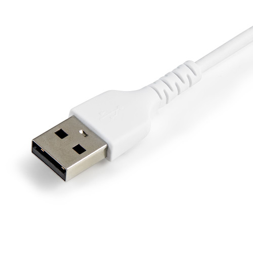StarTech.com Câble USB-A vers Lightning Blanc Robuste 30cm - Câble de Charge/Synchronisation de Type A vers Lightning en Fibre Aramide - iPad/iPhone 12 - Certifié Apple MFi - RUSBLTMM30CMW