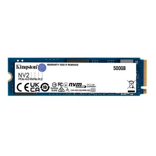Kingston Technology 500G NV2 M.2 2280 PCIe 4.0 NVMe SSD - SNV2S/500G