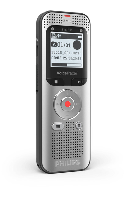 Philips Voice Tracer  dictaphone Carte flash Argent - DVT2050/00