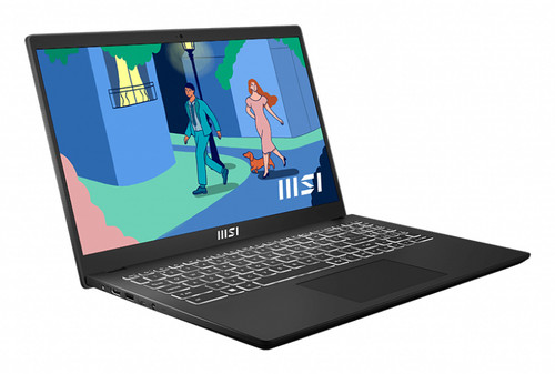 MSI Modern 15 B12M-093CA Intel® Core™ i5 i5-1235U Ordinateur portable 39,6 cm (15.6") Full HD 16 Go DDR4-SDRAM 512 Go SSD Wi-Fi 6 (802.11ax) Windows 11 Home Noir - MODERN 15 B12M-093CA