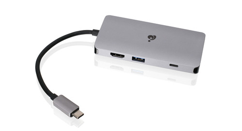 iogear  station d'accueil USB 3.2 Gen 1 (3.1 Gen 1) Type-C Aluminium, Noir - GUD3C06