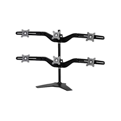 Amer Networks  support d'écran plat pour bureau 61 cm (24") Noir - AMR6S