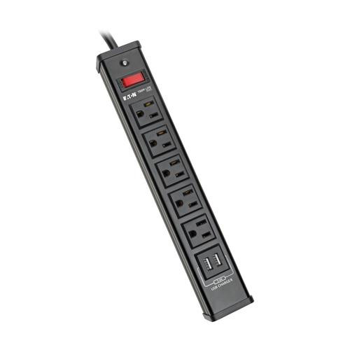 Tripp Lite  protection surtension Noir 5 sortie(s) CA 120 V 1,83 m - TLM526USBB