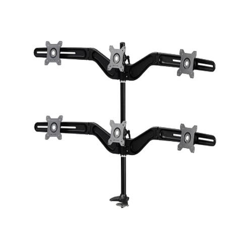 Amer Networks  support d'écran plat pour bureau 61 cm (24") Noir - AMR6P