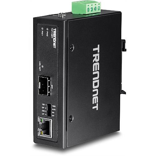 Trendnet  convertisseur de support réseau 1000 Mbit/s Noir - TI-F11SFP