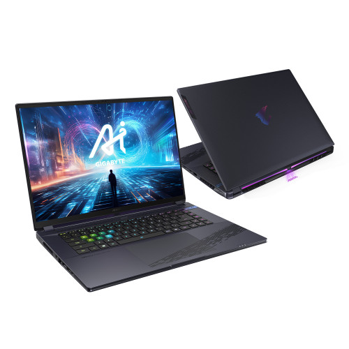 GIGABYTE  laptop Intel® Core™ i7 i7-14650HX Ordinateur portable 40,6 cm (16") WQXGA 32 Go DDR5-SDRAM 1 To SSD NVIDIA GeForce RTX 4070 Wi-Fi 7 (802.11be) Windows 11 Home Gris - AORUS 16X ASG-53USC64SH