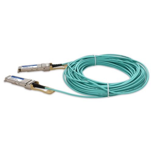 AddOn Networks  câble InfiniBand et à fibres optiques 50 m QSFP56 AOC Couleur aqua - MFS1S00-H050V-AO
