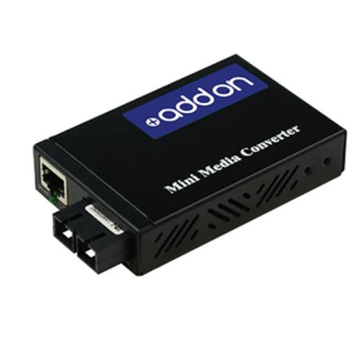 AddOn Networks  convertisseur de support réseau 1000 Mbit/s 1310 nm Multimode Noir - ADD-GMCMN-FX-SC