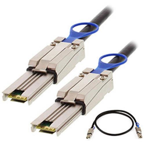 AddOn Networks  câble InfiniBand et à fibres optiques Flexstack Noir, Métallique - CAB-STK-E-3M-AO