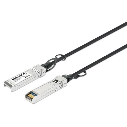 Intellinet  câble InfiniBand et à fibres optiques 3 m SFP+ Noir, Argent - 508438