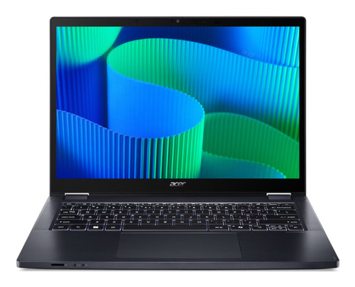 Acer TravelMate TMP414RN-54-72F5 Intel Core Ultra 7 155U Hybride (2-en-1) 35,6 cm (14") Écran tactile WUXGA 16 Go DDR5-SDRAM 1 To SSD Wi-Fi 6E (802.11ax) Windows 11 Pro Bleu - NX.B6HAA.002