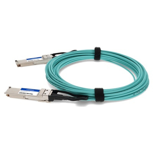 AddOn Networks  câble InfiniBand et à fibres optiques 7 m QSFP56 Vert, Argent - QSFP-200GB-AOC7M-AO