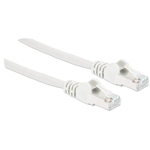 Intellinet IEC-C6AS-WT-10 câble de réseau Blanc 3 m Cat6a S/FTP (S-STP) - 743235