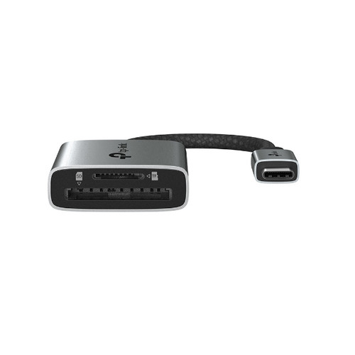 TP-Link  lecteur de carte mémoire USB 3.2 Gen 1 (3.1 Gen 1) Type-C Gris - UA440C