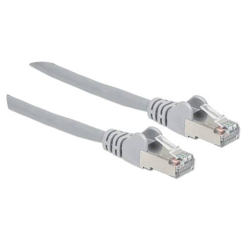 Intellinet IEC-C6AS-GY-5 câble de réseau Gris 1,5 m Cat6a S/FTP (S-STP) - 743143