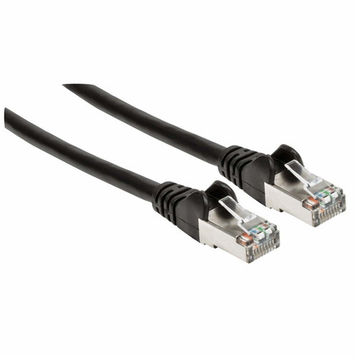 Intellinet  câble de réseau Noir 5 m Cat6a S/FTP (S-STP) - 741552