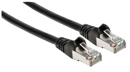 Intellinet  câble de réseau Noir 0,3 m Cat6a S/FTP (S-STP) - 313834