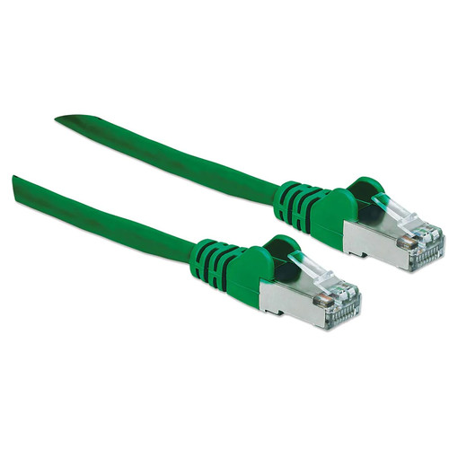 Intellinet IEC-C6AS-GR-3 câble de réseau Vert 1 m Cat6a U/UTP (UTP) - 743341