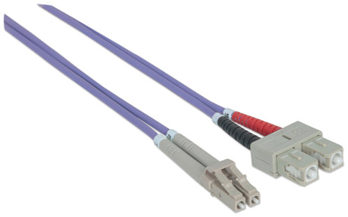 Intellinet  câble InfiniBand et à fibres optiques 2 m LC SC Violet - 750929