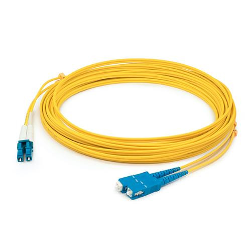 AddOn Networks  câble InfiniBand et à fibres optiques 9 m Jaune - ADD-SC-LC-9M9SMFLZ