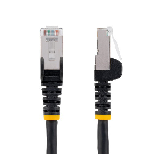 StarTech.com  câble de réseau Noir 0,305 m S/FTP (S-STP) - NLBK-1F-CAT6A-PATCH