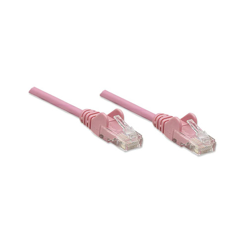 Intellinet IEC-C6-PNK-35 câble de réseau Rose 10,5 m Cat6 U/UTP (UTP) - 740289