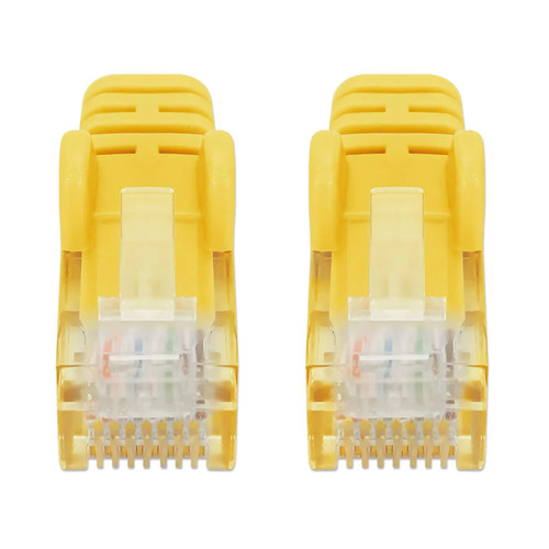 Intellinet IEC-C6-YLW-7-SLIM câble de réseau Jaune 3 m Cat6 U/UTP (UTP) - 743488