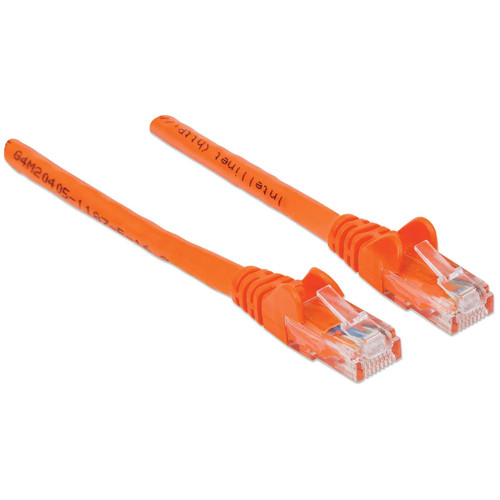 Intellinet IEC-C6-OR-35 câble de réseau Orange 10,5 m Cat6 U/UTP (UTP) - 740265