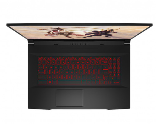 MSI Gaming  Katana Intel® Core™ i7 i7-11800H Ordinateur portable 43,9 cm (17.3") Full HD 16 Go DDR4-SDRAM 512 Go SSD NVIDIA GeForce RTX 3060 Wi-Fi 6 (802.11ax) Windows 11 Home Noir - GF76 11UE-287CA