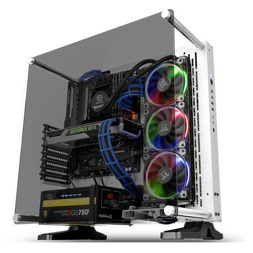 Thermaltake Core P3 TG Snow Midi Tower Transparent, Blanc - CA-1G4-00M6WN-05